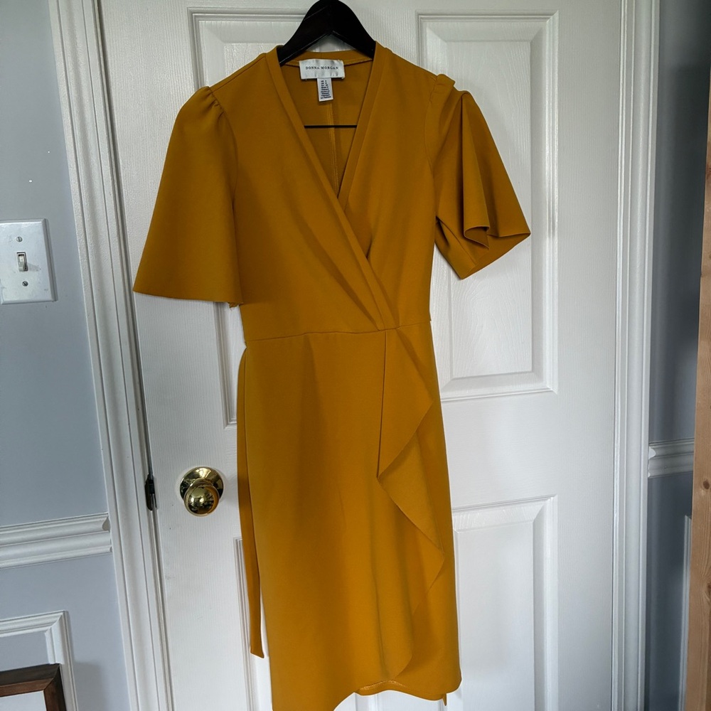 Donna Morgan Wrap Midi Dress- Size 2